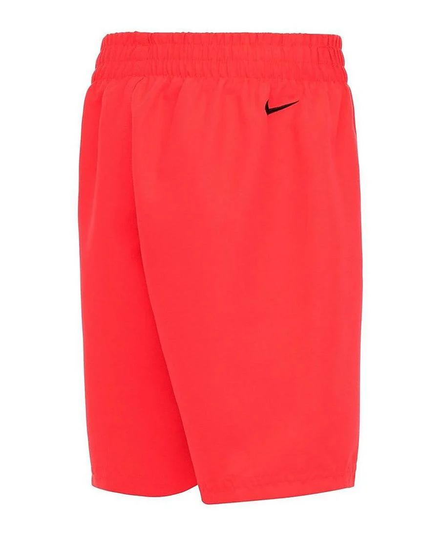 Boys' JDI Dinosaur 6in Volley Swim Shorts :Bright Crimson - Image 2