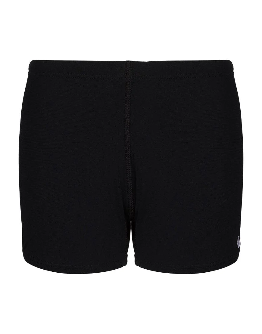 Boys' Square Leg Swimsuit :Black