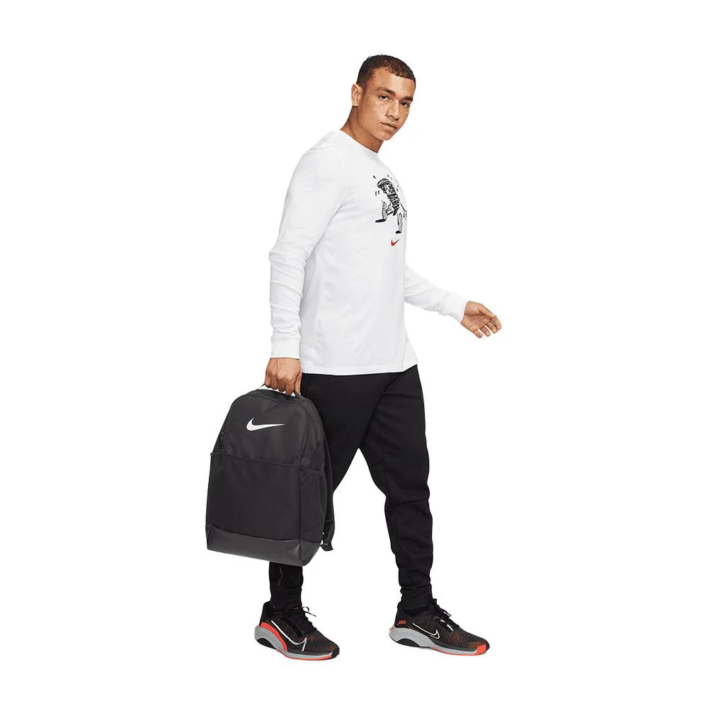 Nike Brasilia Medium Training Backpack 24L :Black - Image 2
