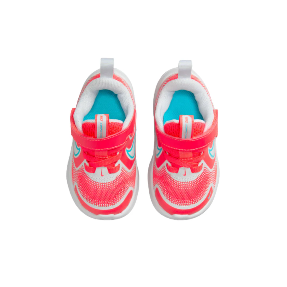 Cosmic Runner (TD) Baby & Toddler :Bright Crimson | Pure Platinum - Image 4