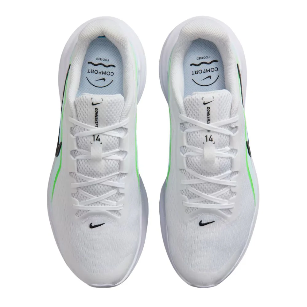 Downshifter 14 Men's :White | Glacier Blue - Image 4