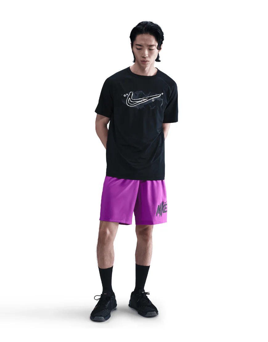 Men's Dri-FIT 9" Unlined Versatile Form Shorts :Vivid Purple - Image 4