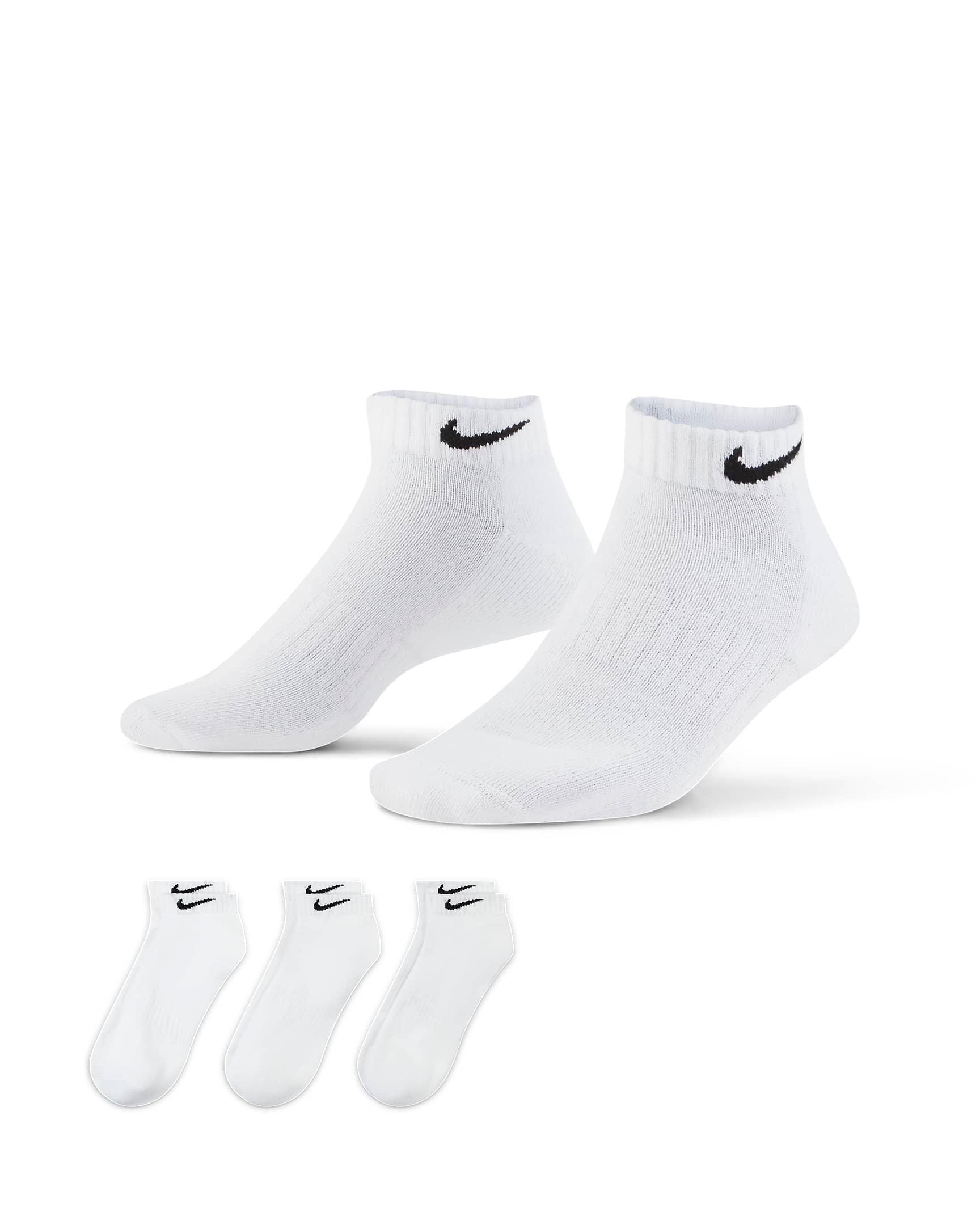 Nike Everyday Cushioned Low Training Socks (3 Pack | 2 Colours) - Image 3