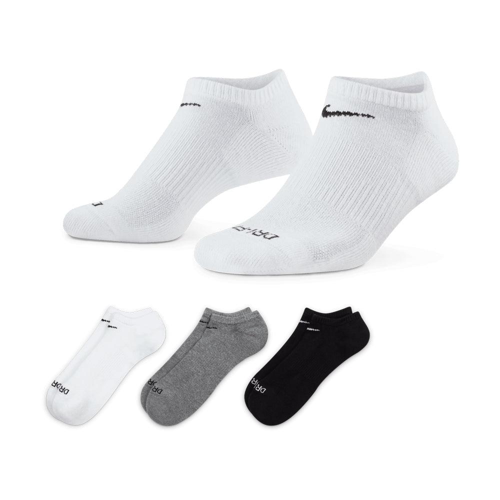 Nike Everyday Plus Cushion Training No Show Socks (3 Pairs)