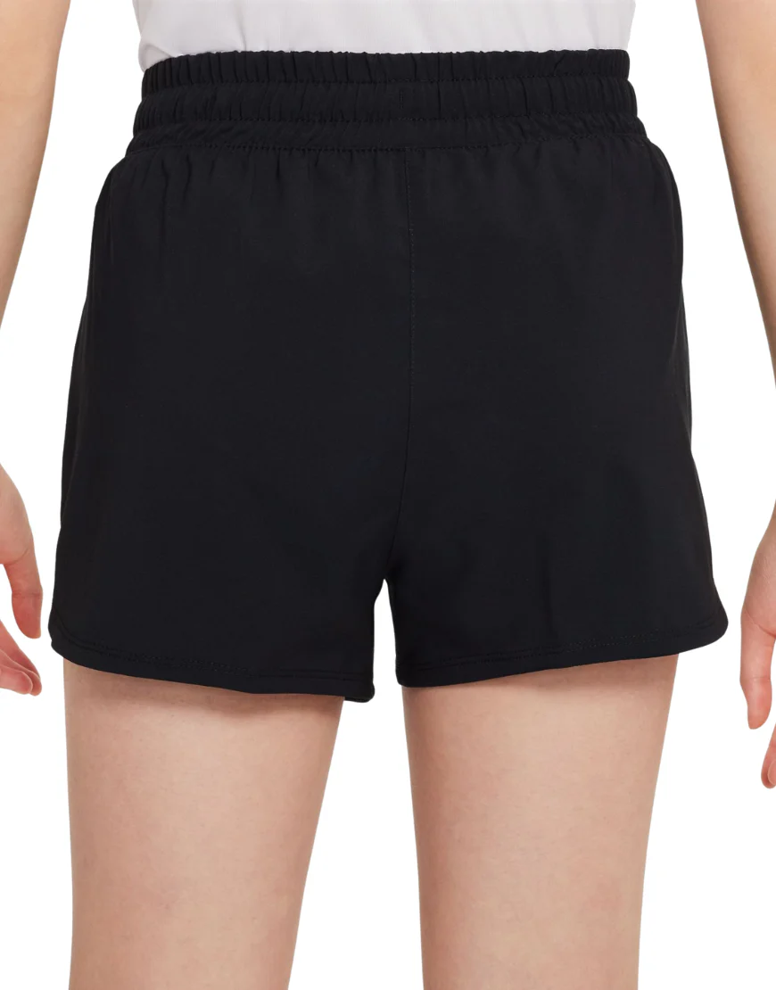 Girls' Dri-FIT Woven Training Shorts :Black - Image 2