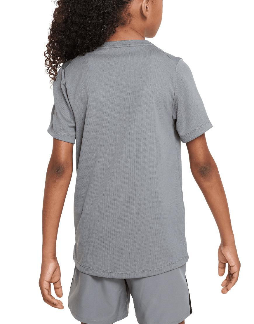 Kids' DriFIT Miler Top :Smoke Grey - Image 2