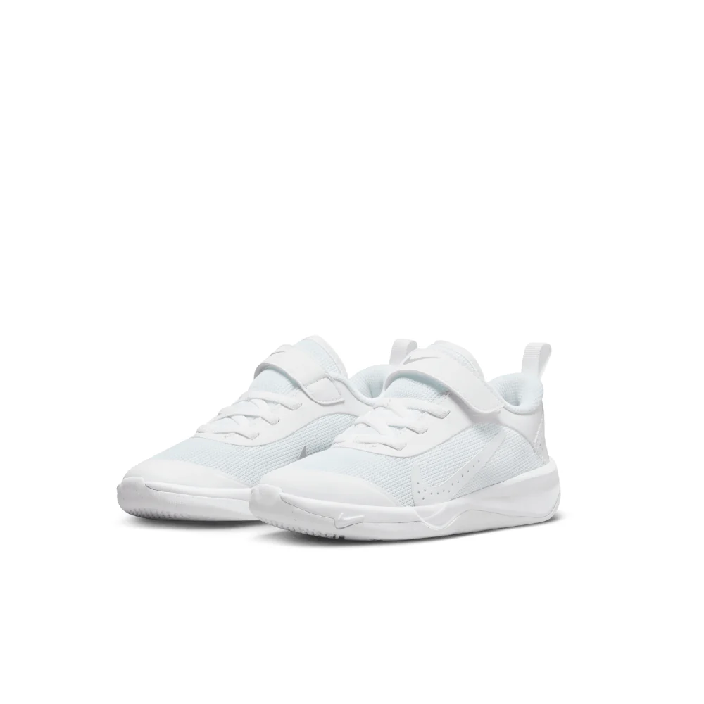 Omni Multi-Court (PS) Younger Kids' :White | Pure Platinum - Image 2