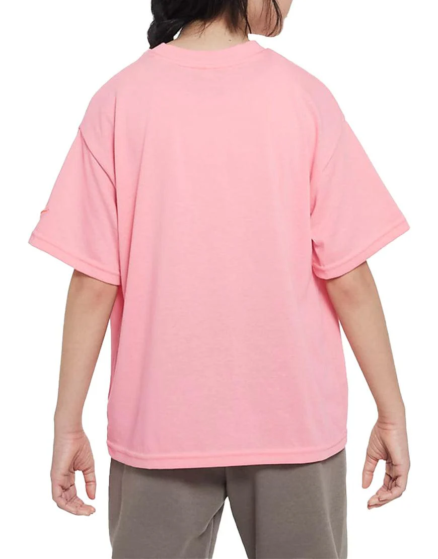 Kids' Outdoor Play Tee :Coral Chalk - Image 3