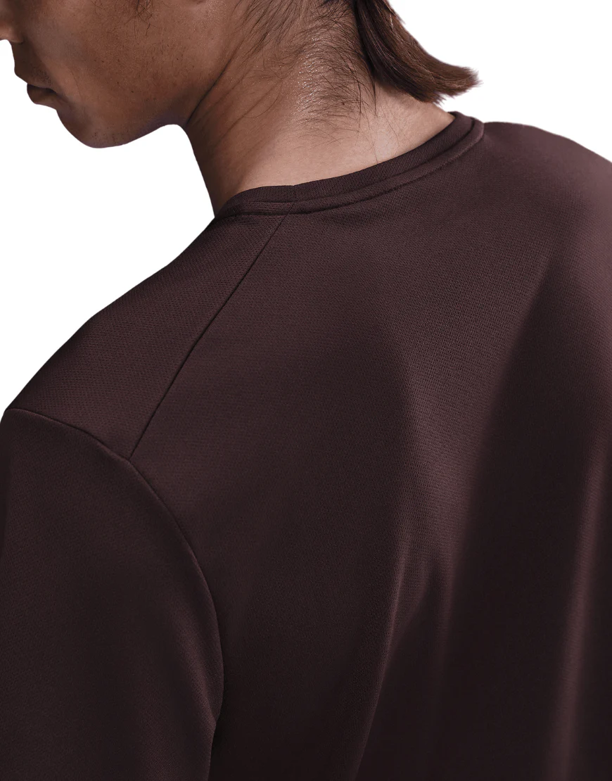 Men's Dri-FIT UV Running Miler Top :Burgundy Crush - Image 3