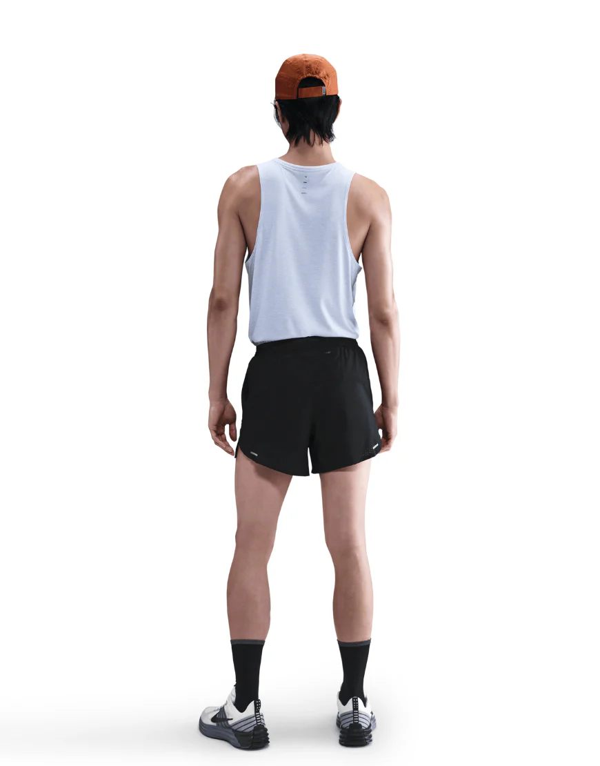 Men's Dri-FIT 5" Brief-Lined Perforated Running Shorts :Black - Image 5