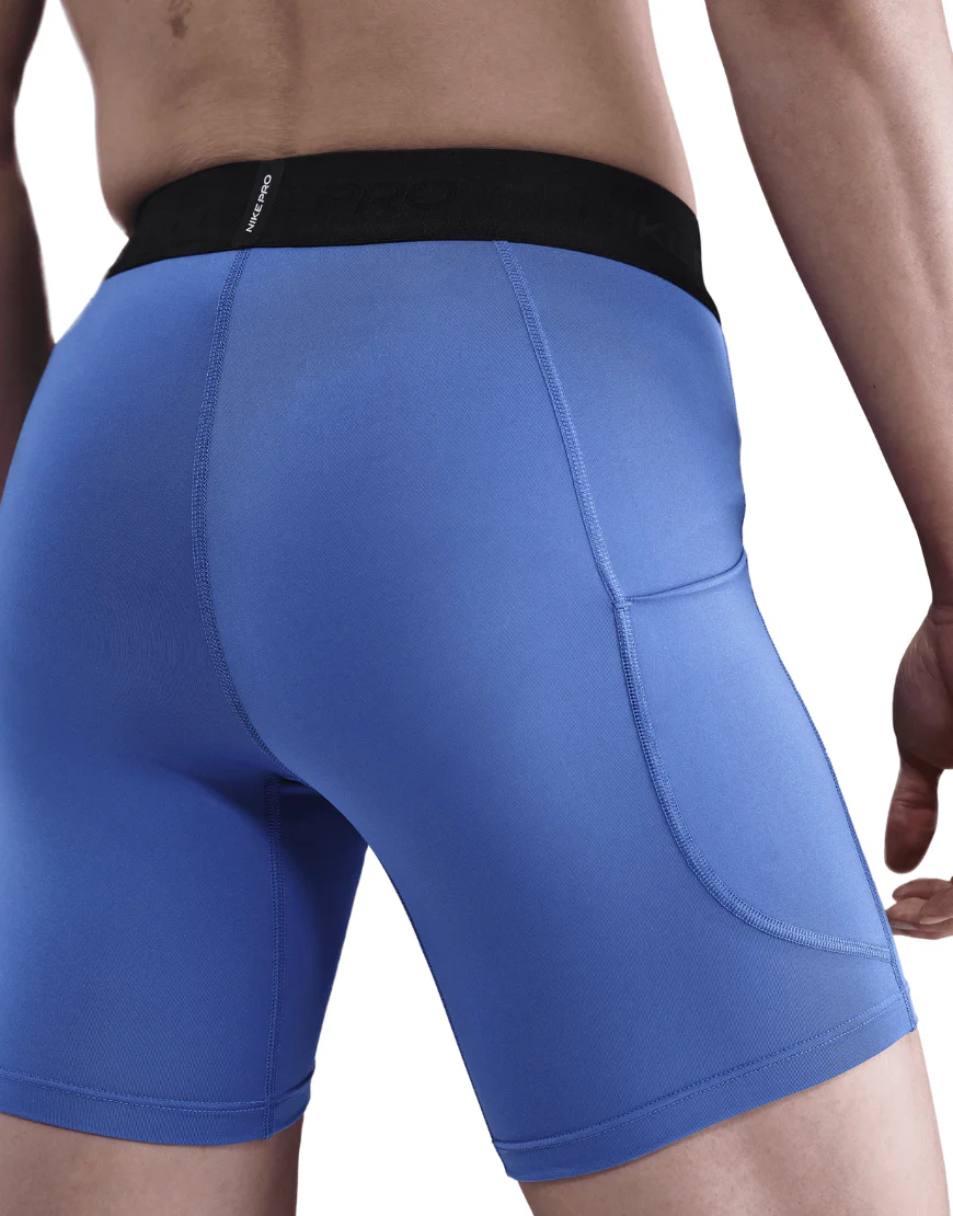 Men's Dri-FIT Fitness Pro Shorts :Comet Blue | Black - Image 4