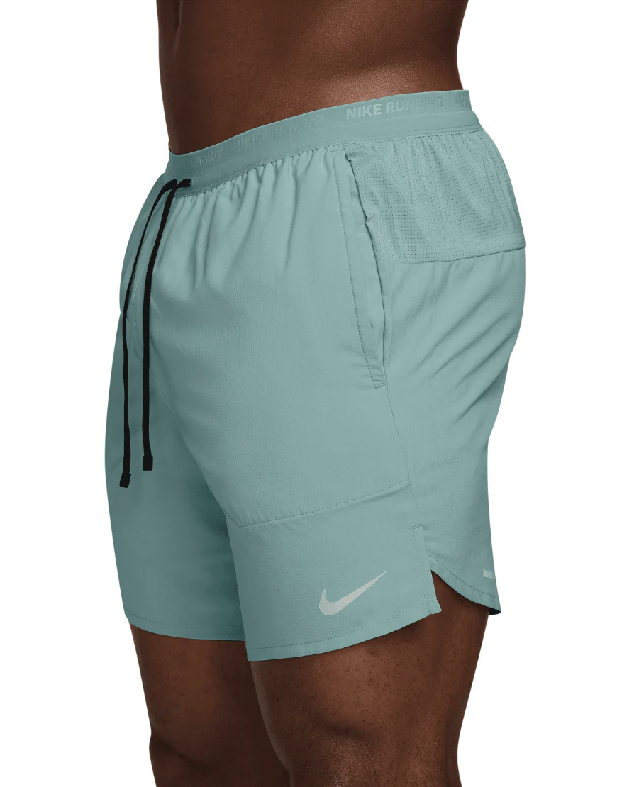 Men's 7" Brief-Lined Dri-FIT Stride Running Shorts :Cannon | Black - Image 2