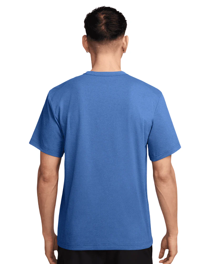Men's Hyverse Dri-FIT UV Short Sleeve Versatile Top :Blue - Image 2