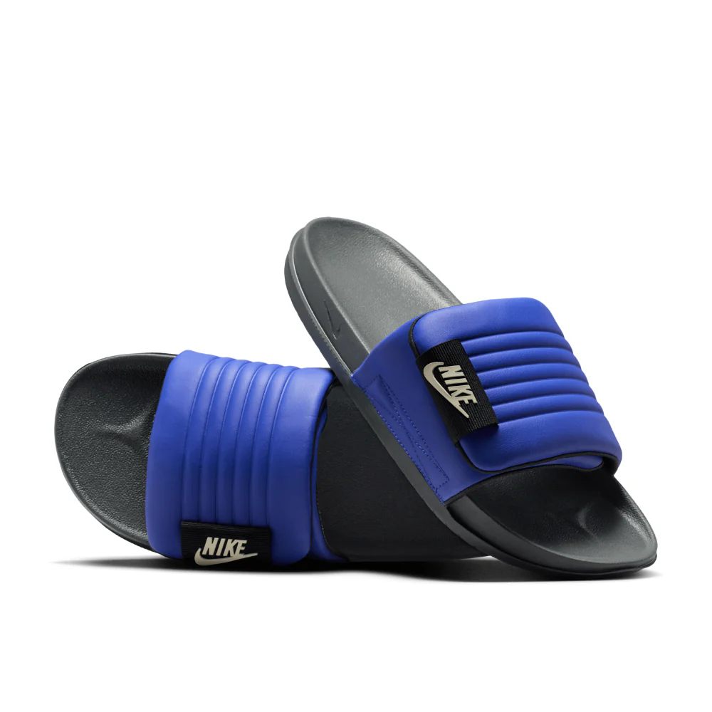 Offcourt Adjust Slide Men's :Lapis | Dark Smoke Grey - Image 2
