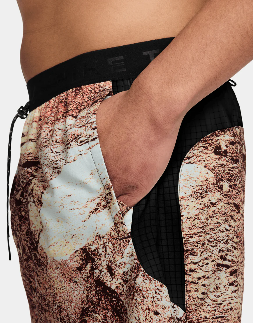 Men's Dri-FIT 6" Brief-Lined Running Trail Shorts :Sail - Image 4