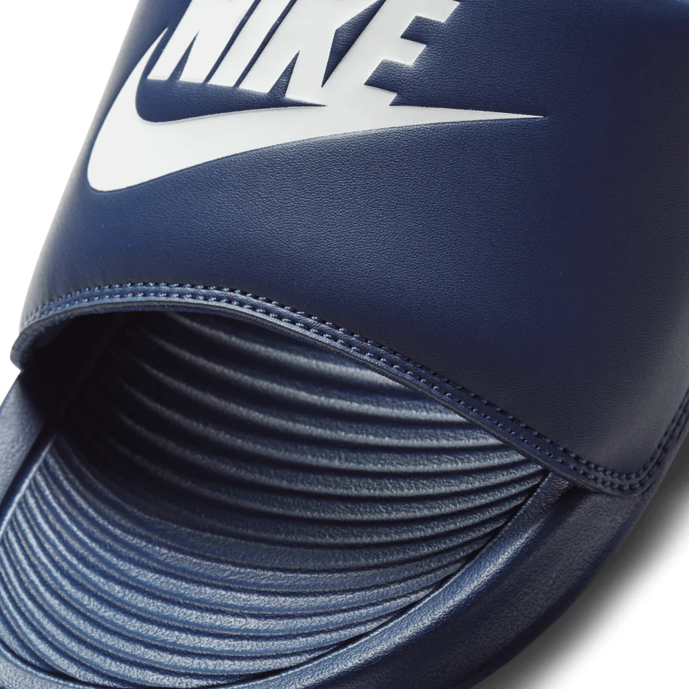 Victori One Slides Men's :Midnight Navy | White - Image 2