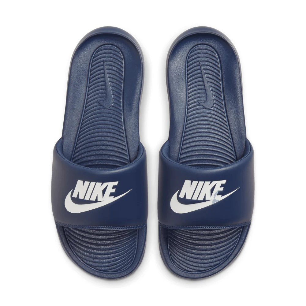 Victori One Slides Men's :Midnight Navy | White - Image 3