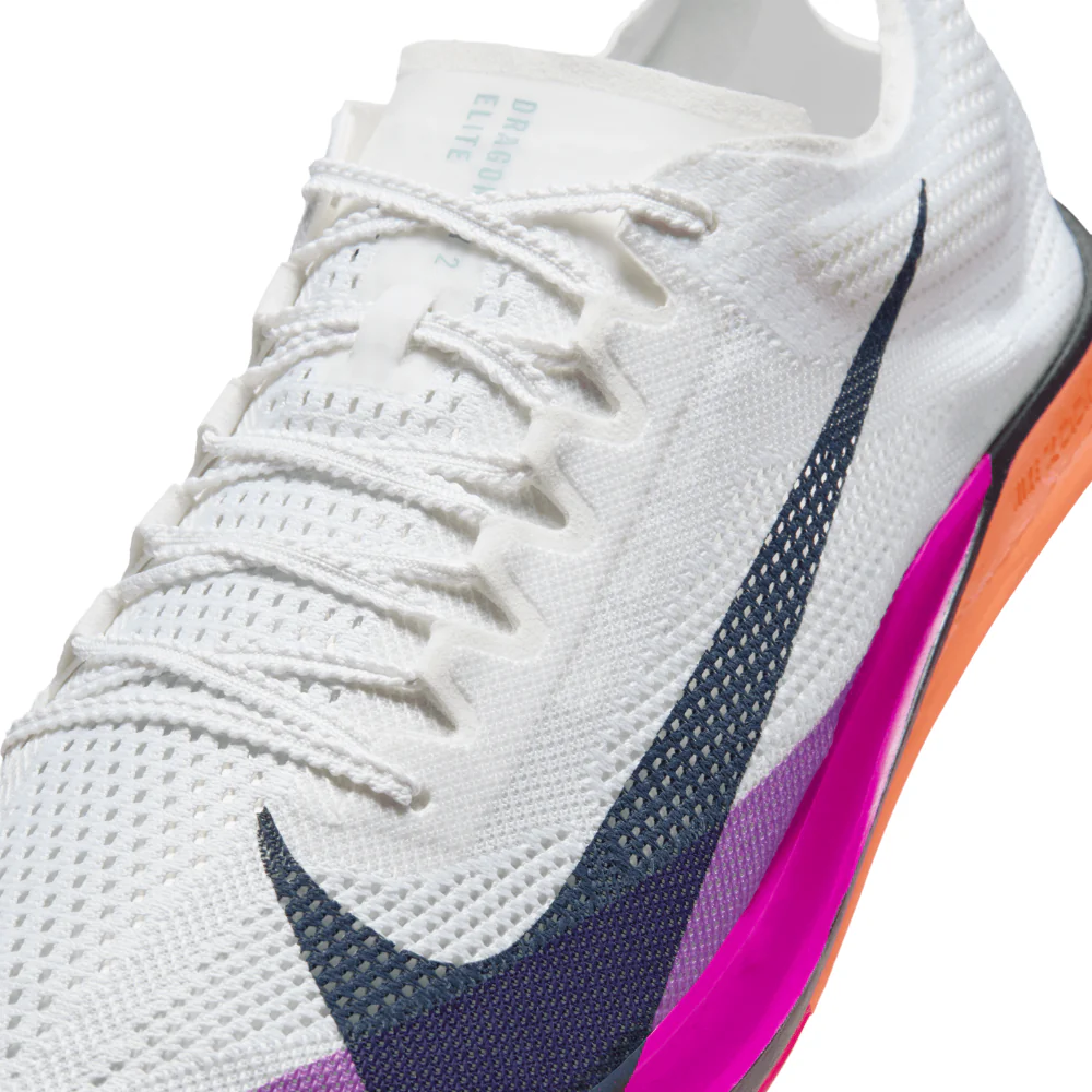 ZoomX Dragonfly 2 Elite Men's :White | Hyper Violet - Image 3
