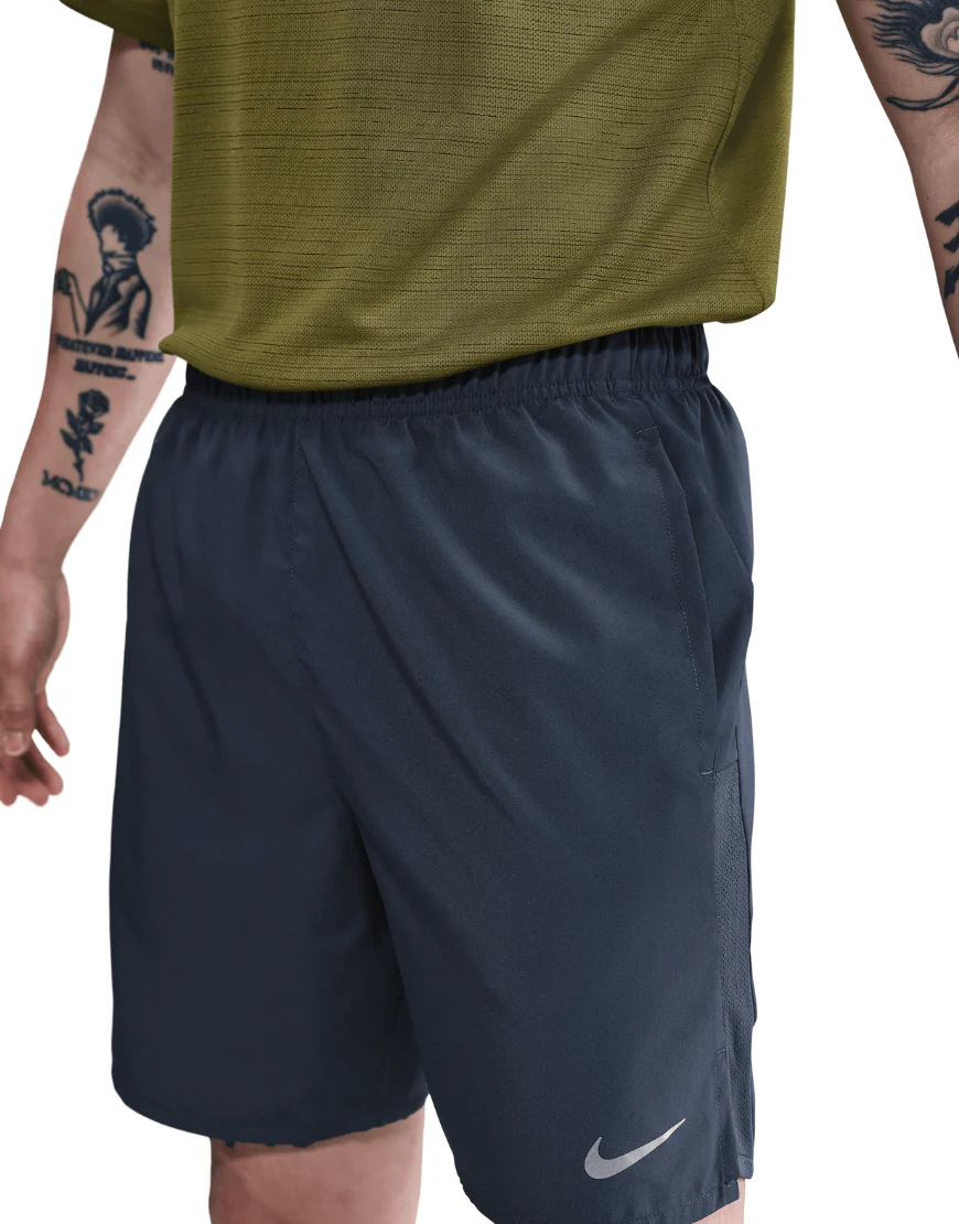 Men's 7" Brief-Lined Dri-FIT Challenger Shorts :Thunder Blue | Reflective Silver - Image 3