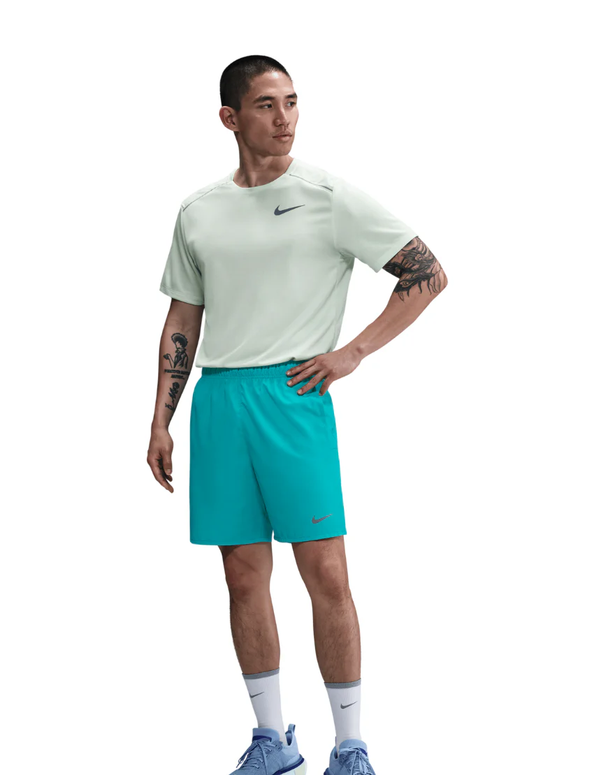 Men's 7" Brief-Lined Dri-FIT Challenger Shorts :Dusty Cactus | Reflective Silver - Image 3