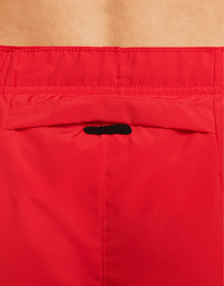 Men's Dri-FIT Challenger 5" Brief-Lined Versatile Shorts :University Red | Reflective Silver - Image 5