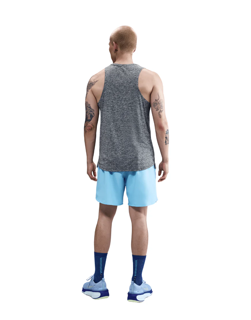 Men's Dri-FIT ADV Running Tank Top :Thunder Blue | Reflective Silver - Image 2