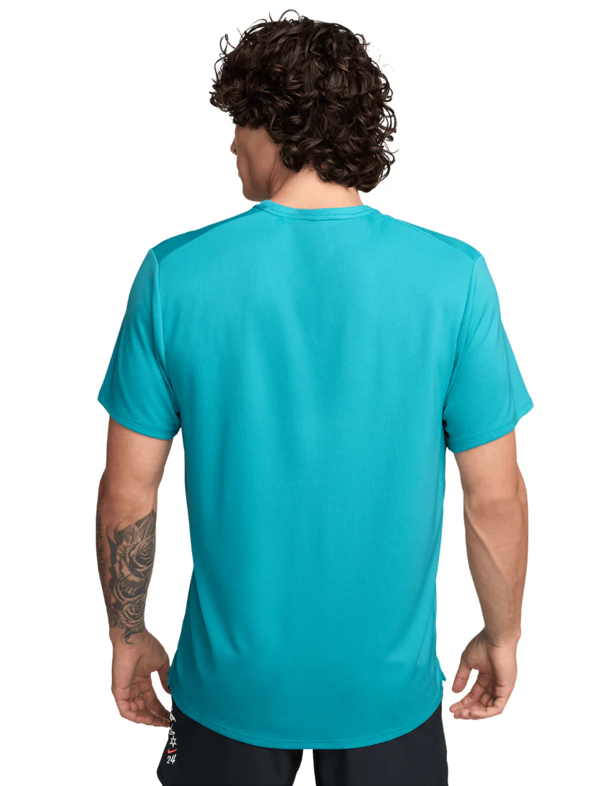 Men's Dri-Fit UV Miler Tee :Dusty Cactus | Reflective Silver - Image 2