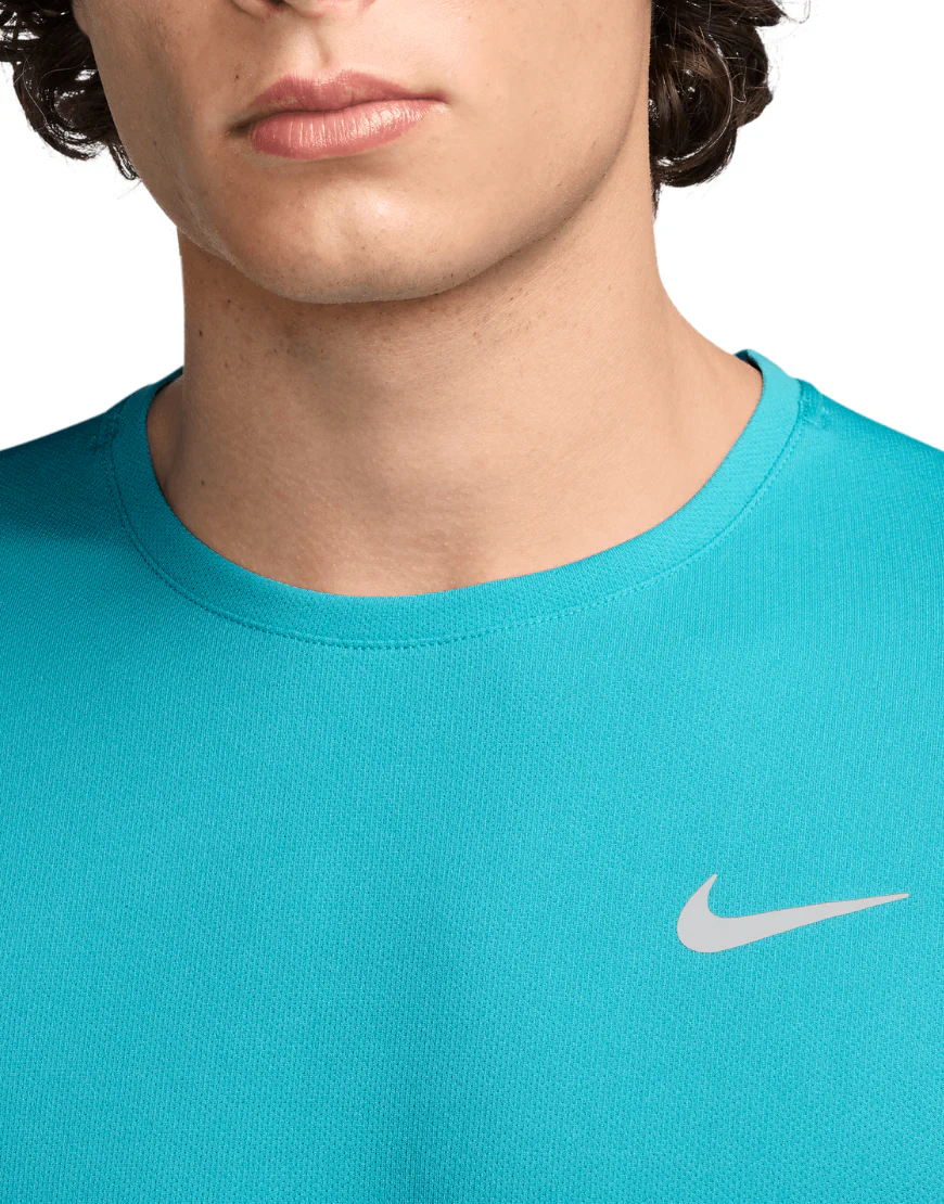 Men's Dri-Fit UV Miler Tee :Dusty Cactus | Reflective Silver - Image 3