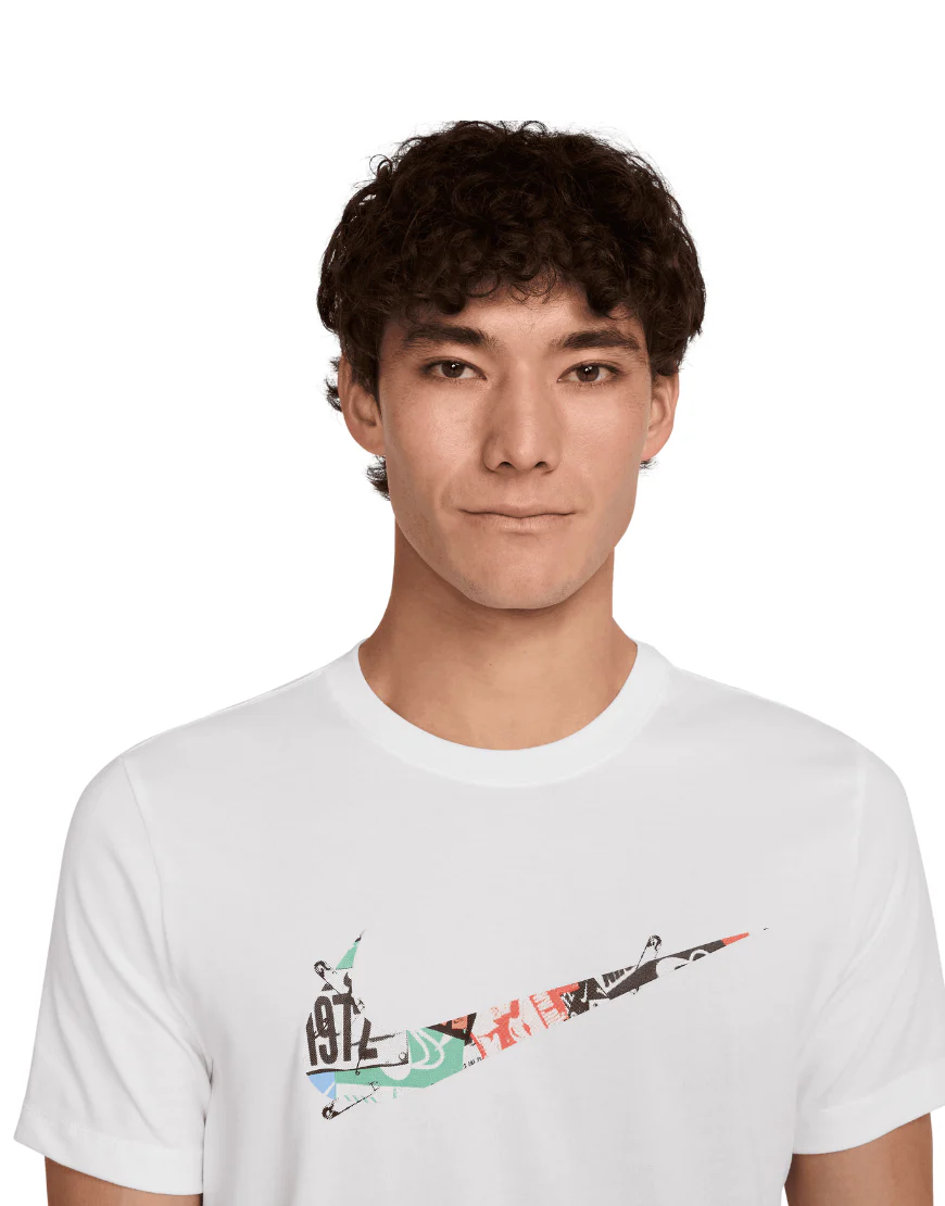 Men's Dri-FIT Running T-Shirt :White - Image 2