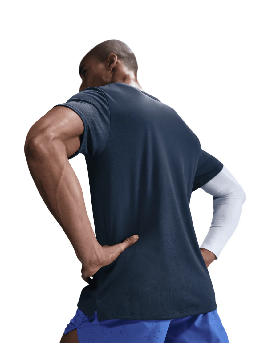 Men's Dri-FIT UV Miler Tee: Thunder Blue - Image 4