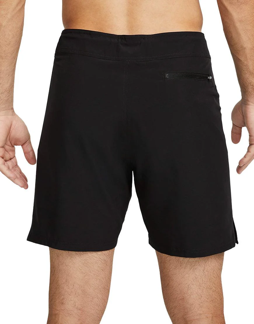 Men's Essential 7in Swim Board Shorts :Black - Image 3