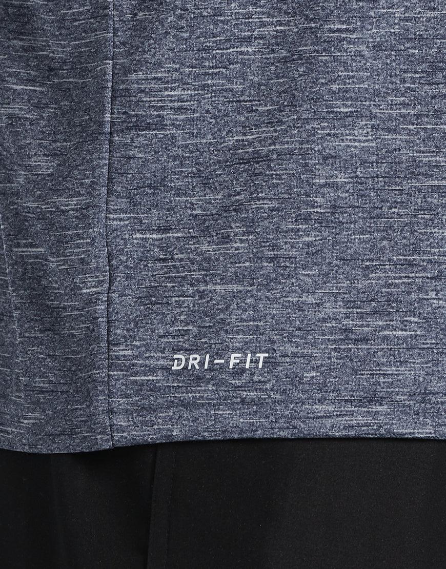 Men's Hydroguard Swim Shirt :Midnight Navy - Image 2