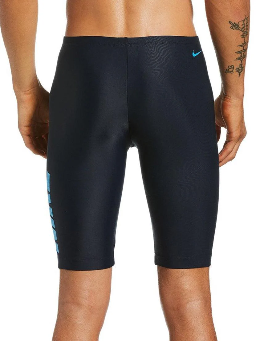 Men's Liquify Swoosh Swim Jammer :Dark Obsidian - Image 2