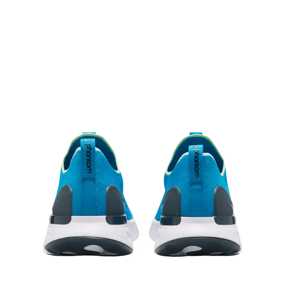 React Phantom Run Flyknit 2 Men's :Blue Orbit | Vapor Green - Image 4