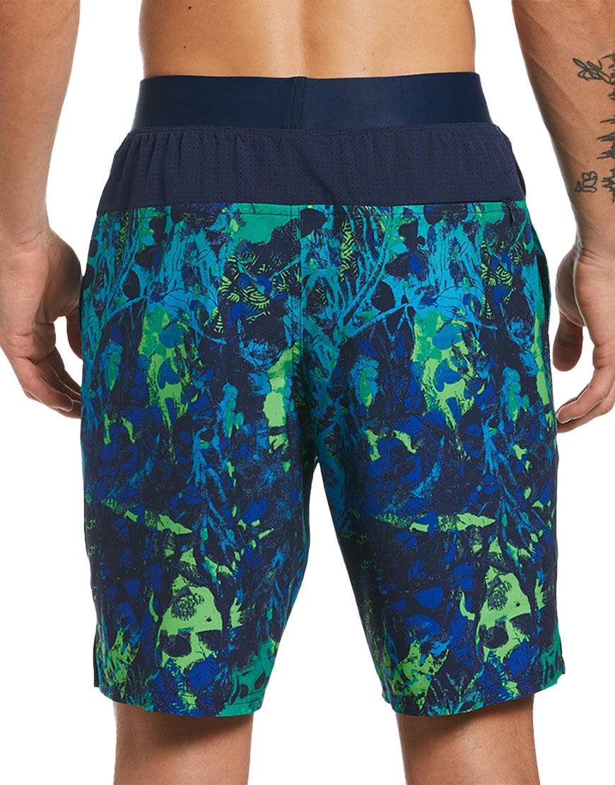 Men's Seascape Lap 9in Swim Shorts :Laser Blue - Image 3