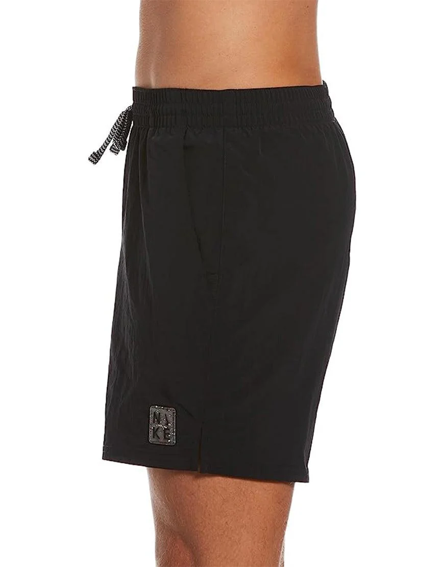 Men's Solid Icon 5in Swim Trunks :Black - Image 2