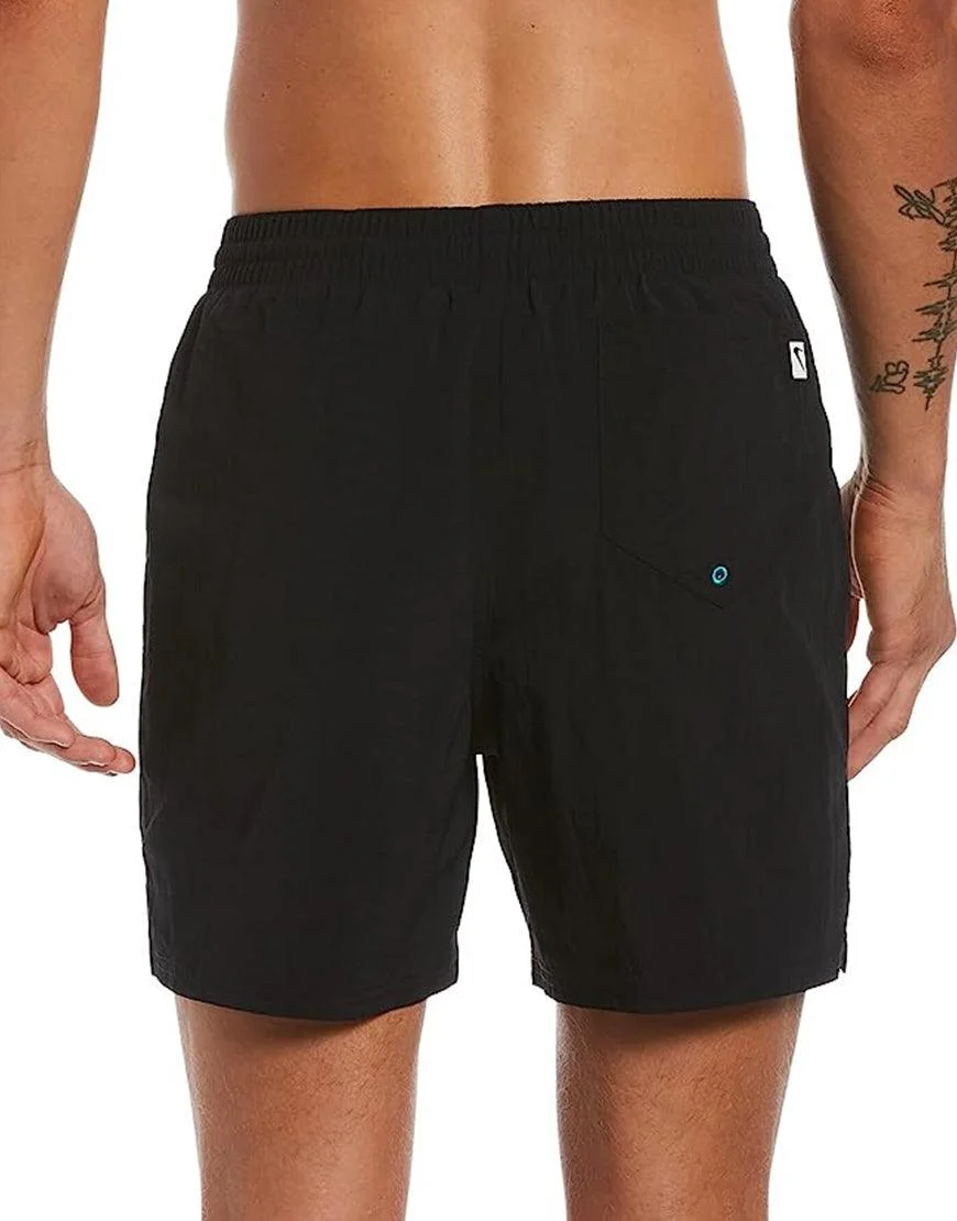 Men's Solid Icon 5in Swim Trunks :Black - Image 3
