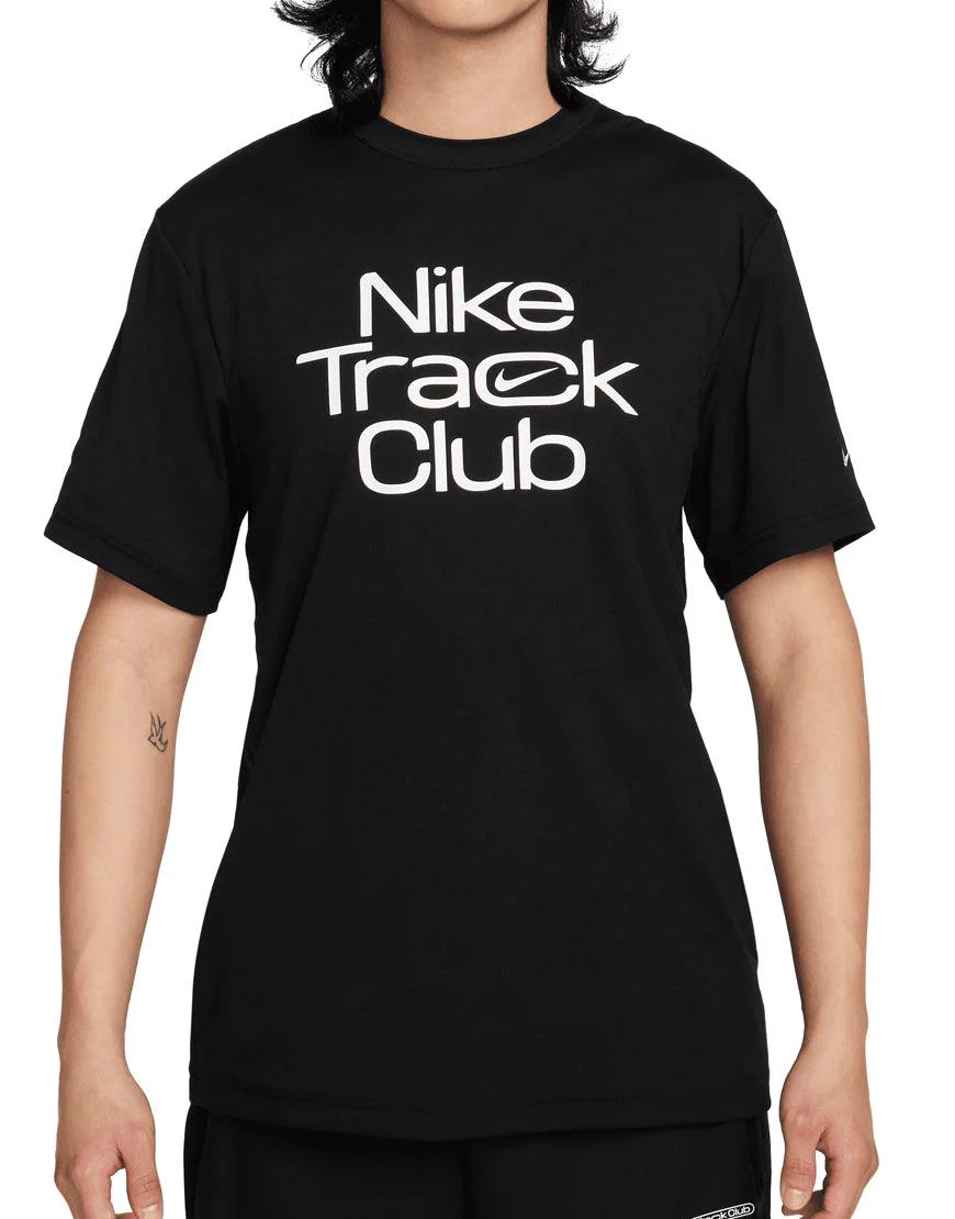 Men's Track Club DriFIT Running Top :Black