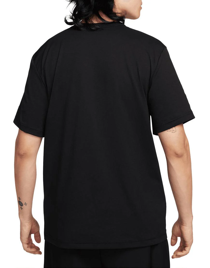 Men's Track Club DriFIT Running Top :Black - Image 2