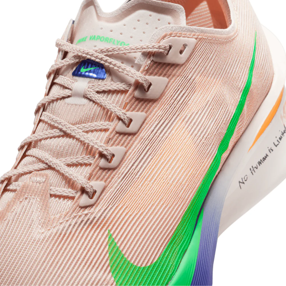 ZoomX Vaporfly Next% 4 "Eliud Kipchoge" Men's :Silt Red | Green Shock - Image 4