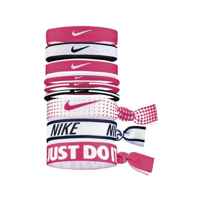 Nike Mixed Ponytail Holders 9pcs (5 Colours) - Image 6