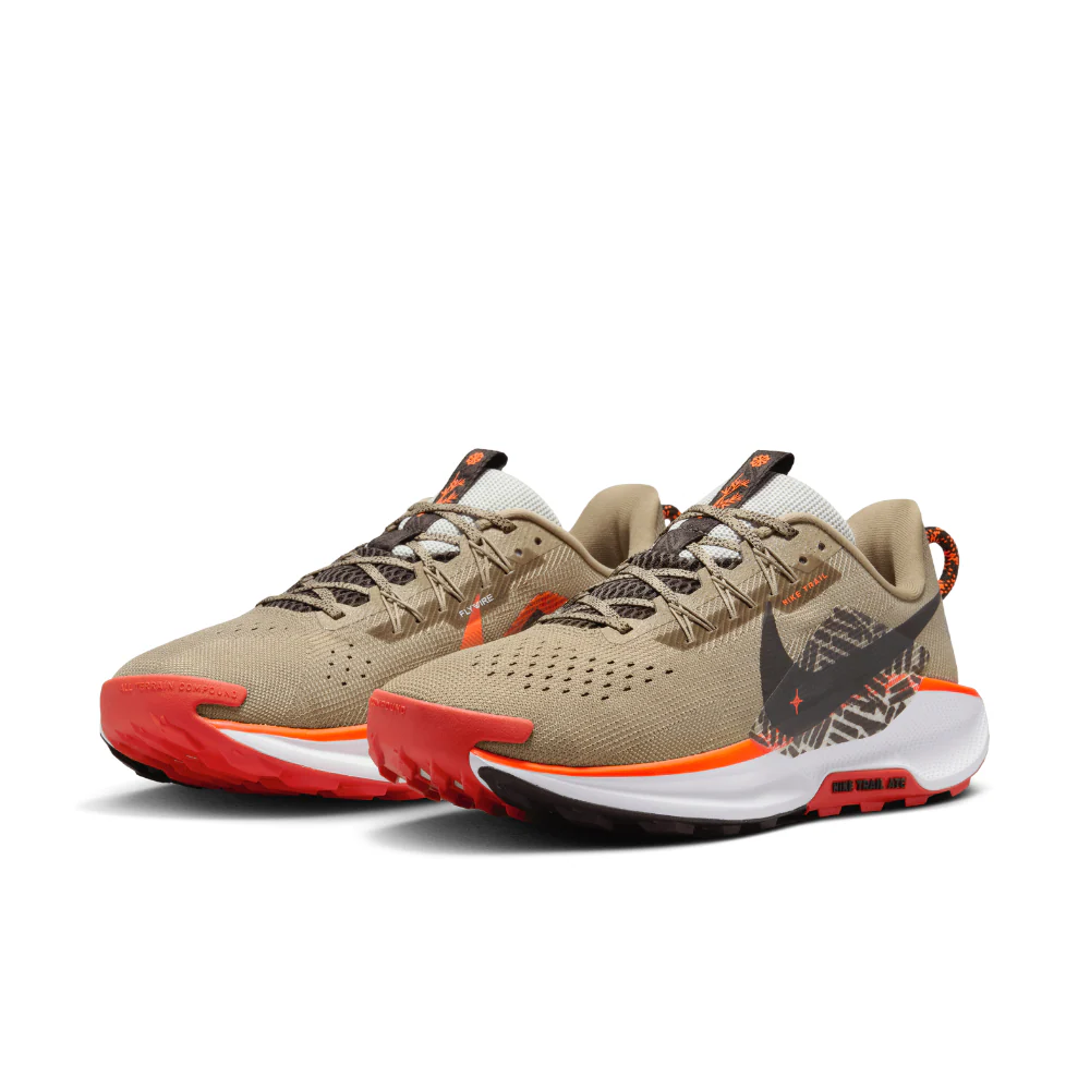 Pegasus Trail 5 Men's :Khaki | Hyper Crimson - Image 2