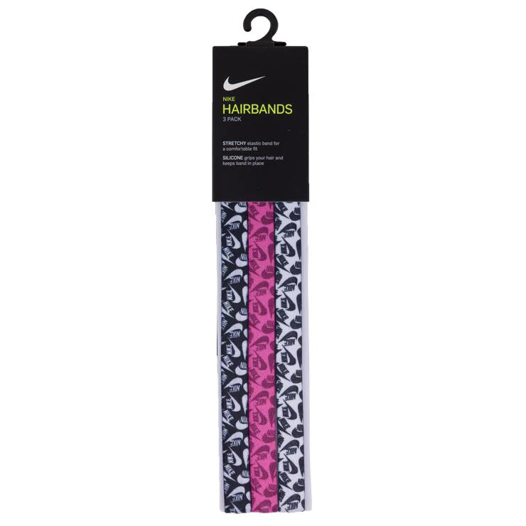 Nike Printed Headbands Assorted 3pcs (4 Colours) - Image 2