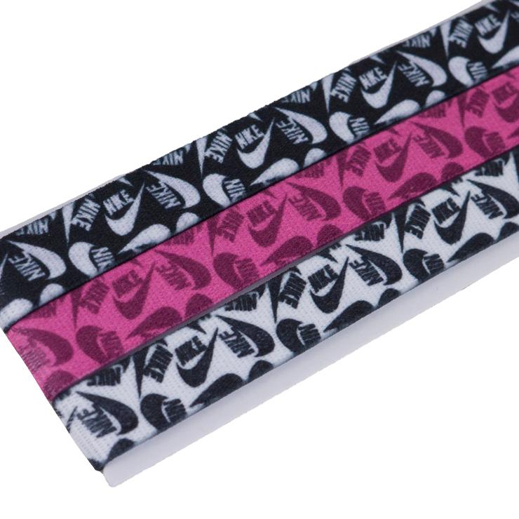 Nike Printed Headbands Assorted 3pcs (4 Colours) - Image 3