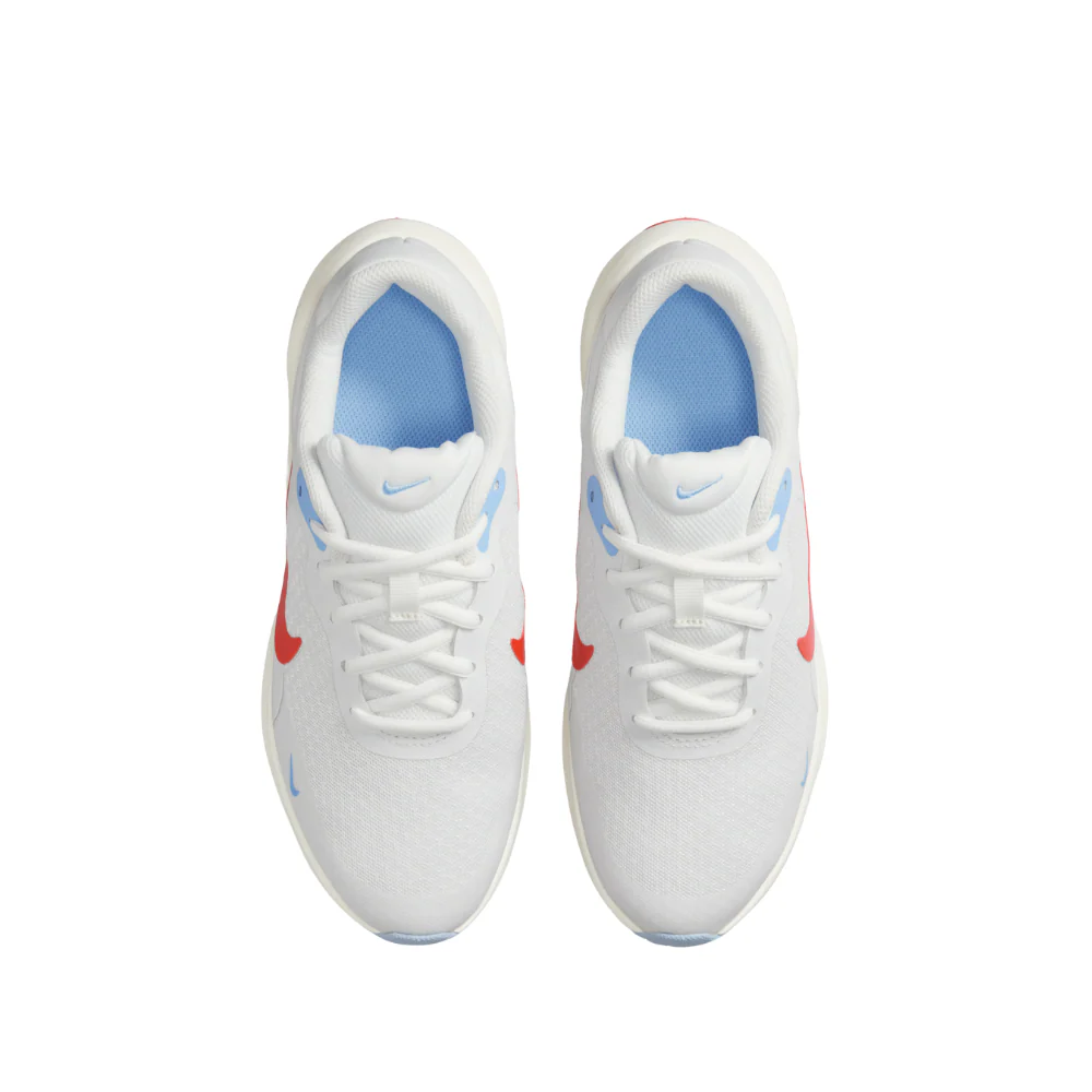 Revolution 7 (GS) Older Kids' :Summit White | Picante Red - Image 5