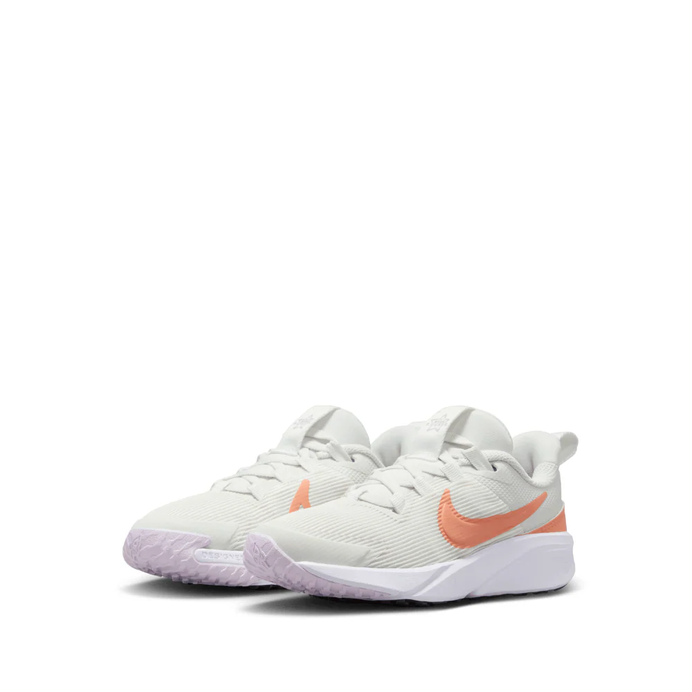 Star Runner 4 (PS) Younger Kids' :Summit White | Apricot Agate - Image 2
