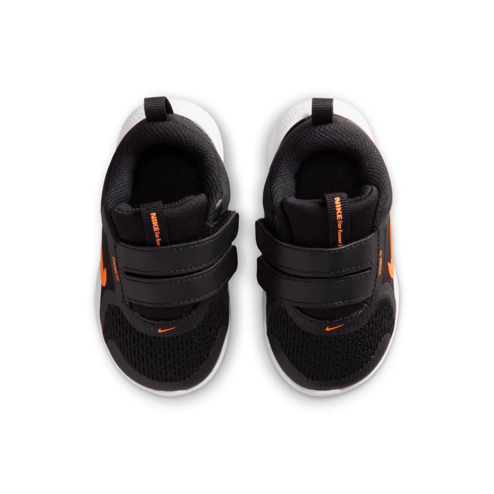Star Runner 5 (TD) Baby & Toddler :Black | Total Orange - Image 4