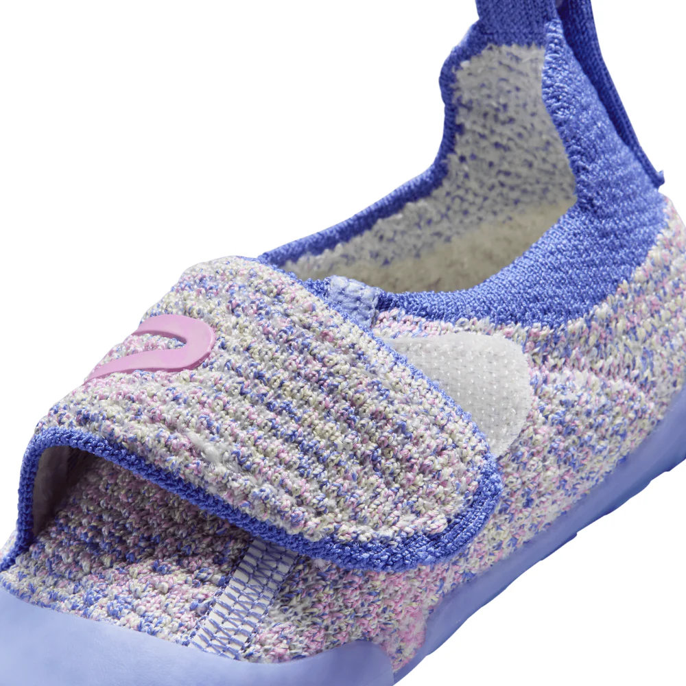 Swoosh 1 (TD) Toddlers' :Sapphire | Light Magenta - Image 4