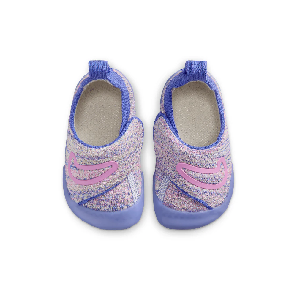 Swoosh 1 (TD) Toddlers' :Sapphire | Light Magenta - Image 5