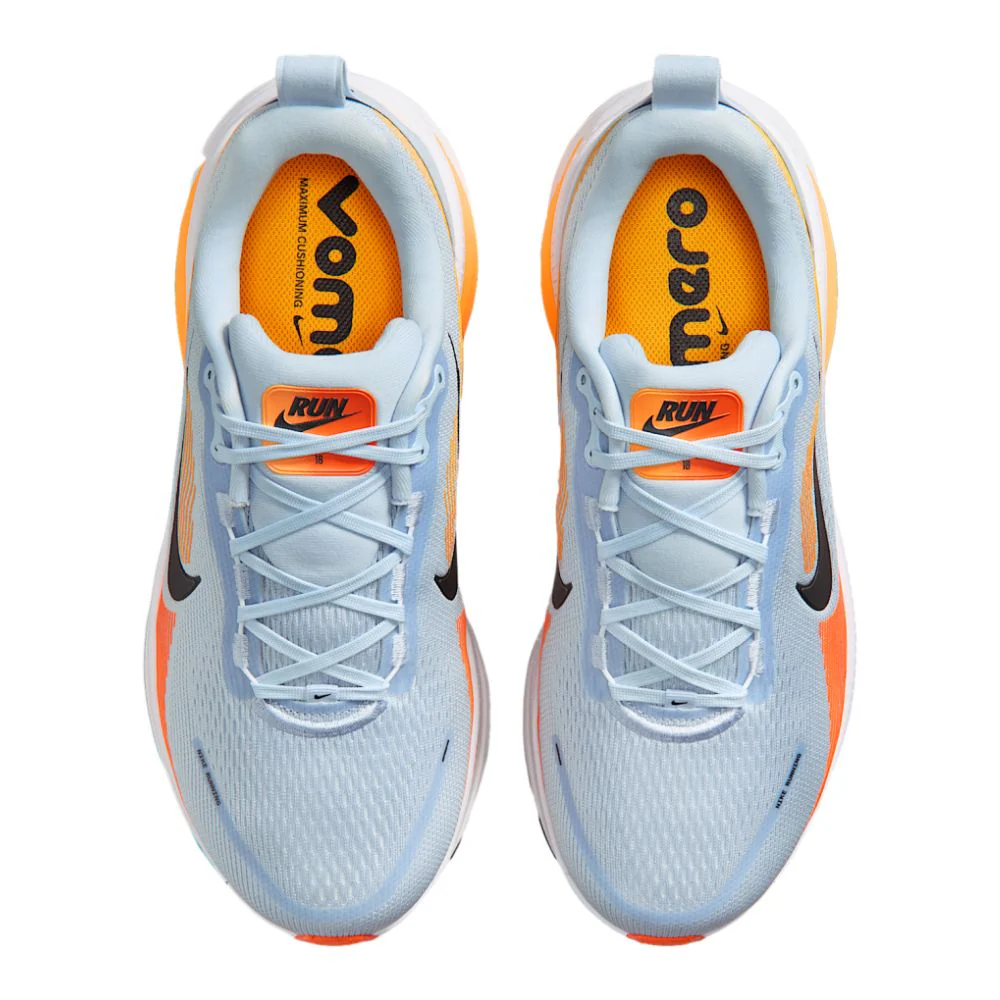 Vomero 18 Wide Men's :Hydrogen Blue | Laser Orange - Image 4